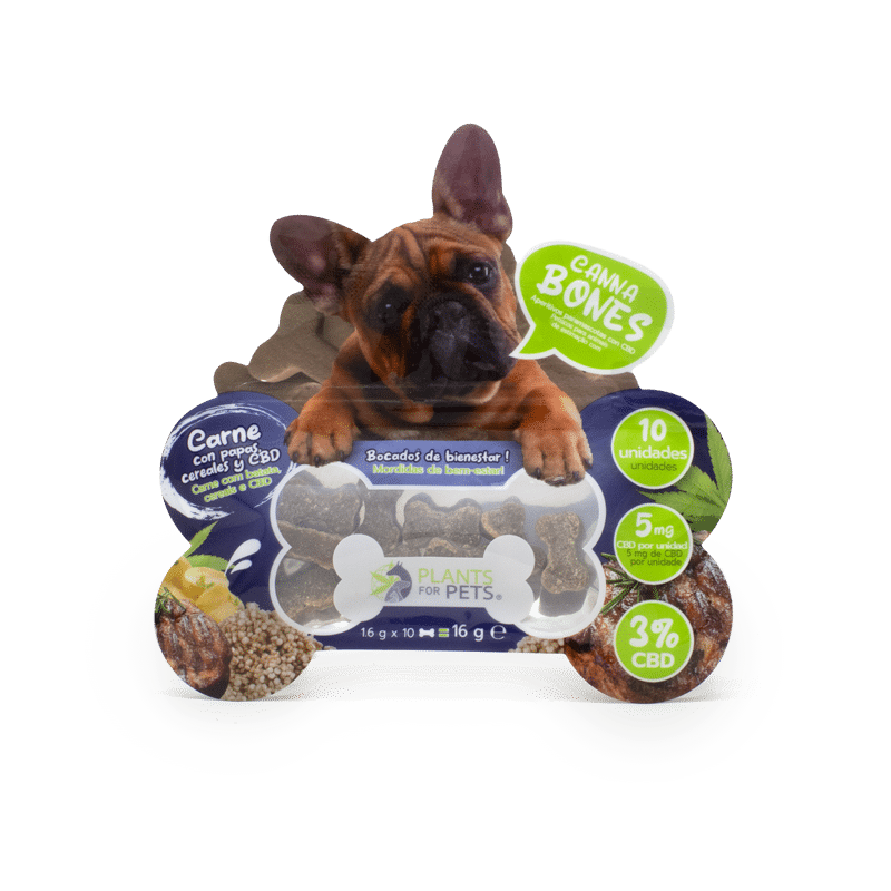 Cannabones de PLANTS FOR PETS: Huesitos con CBD para Mascotas